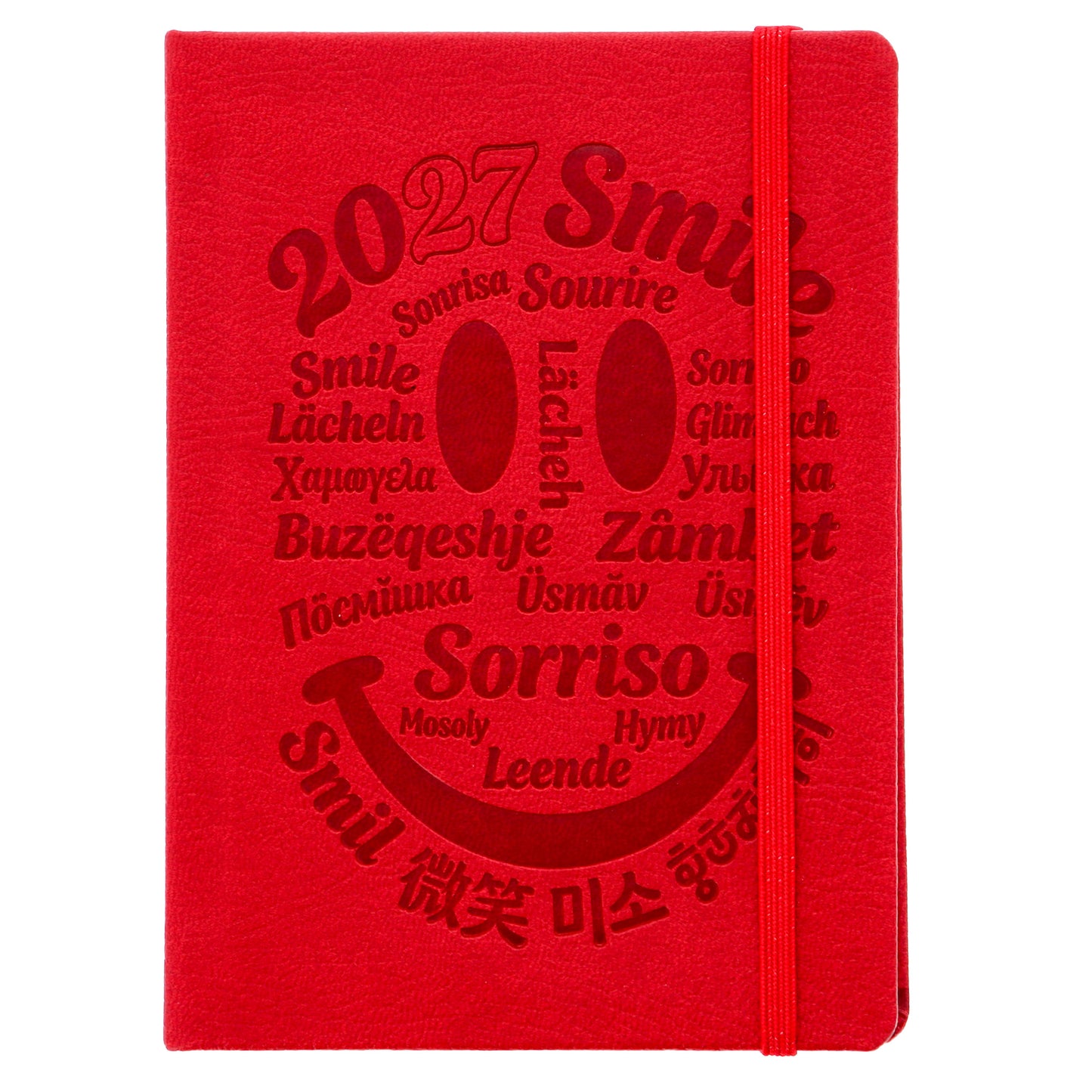 Agenda settimanale pocket 2027 rossa