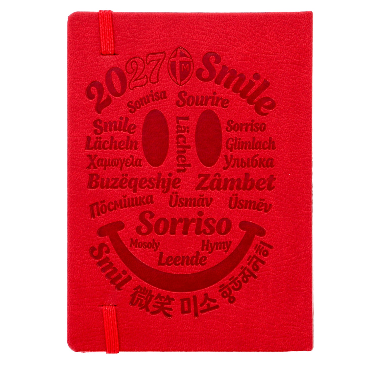 Agenda settimanale pocket 2027 rossa