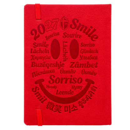 Agenda settimanale pocket 2027 rossa