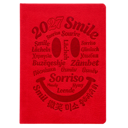 Agenda settimanale pocket 2027 rossa
