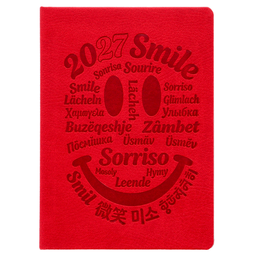 Agenda settimanale pocket 2027 rossa