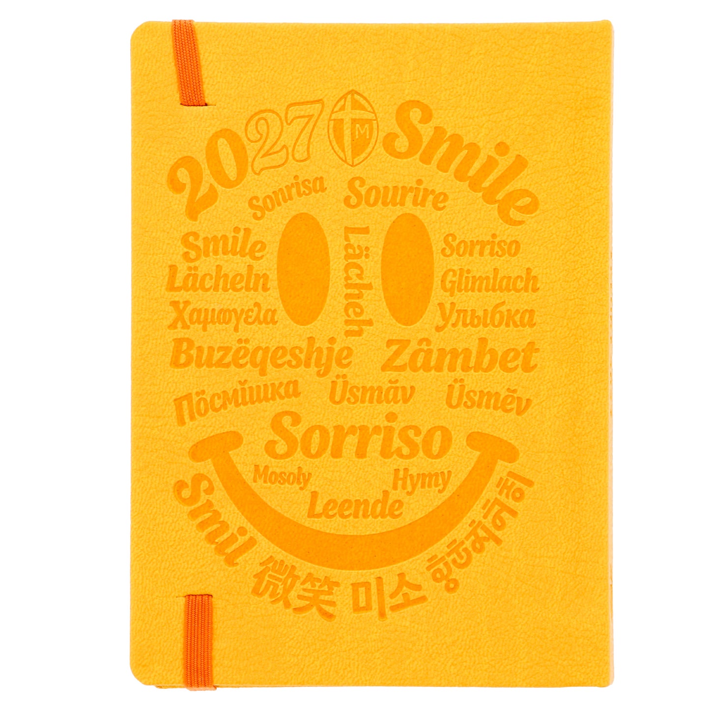 Agenda settimanale pocket 2027 giallo