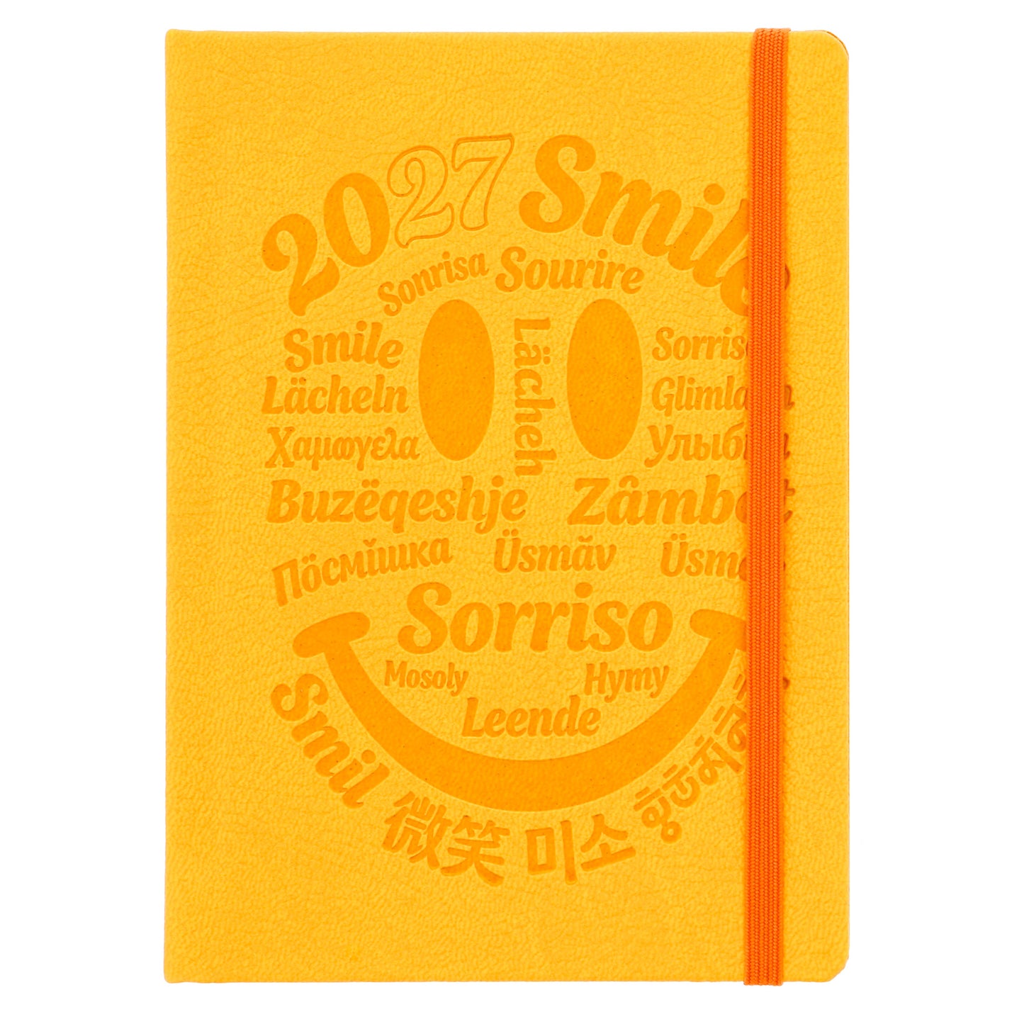 Agenda settimanale pocket 2027 giallo