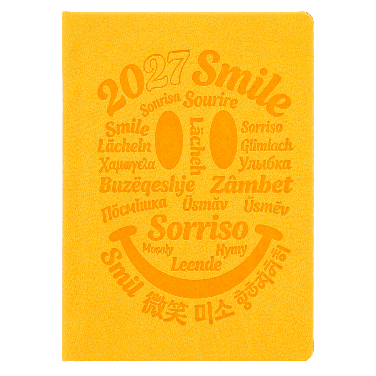 Agenda settimanale pocket 2027 giallo