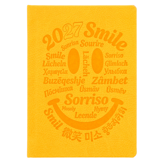 Agenda settimanale pocket 2027 giallo
