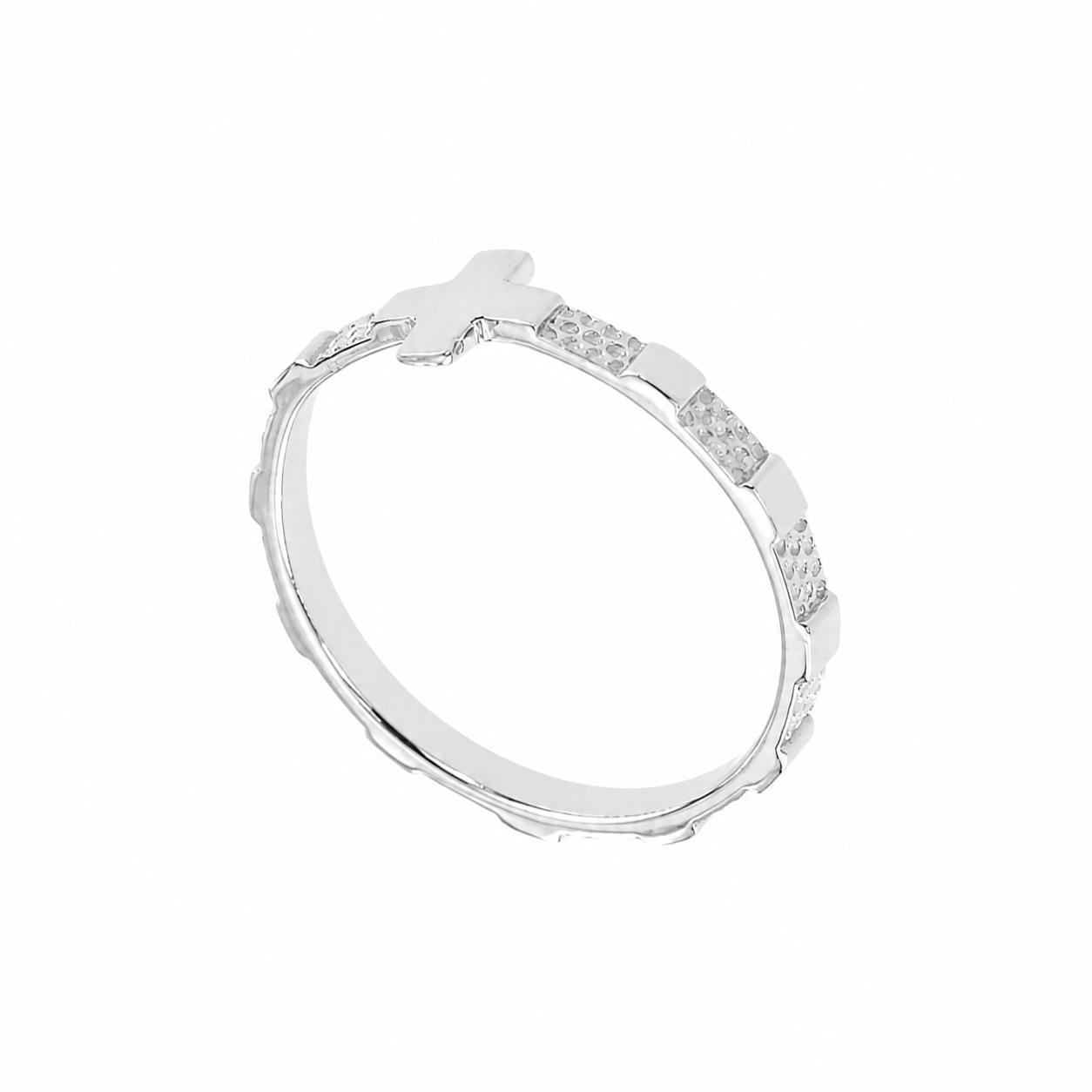Anello Decina Fede Piatta Bronzo