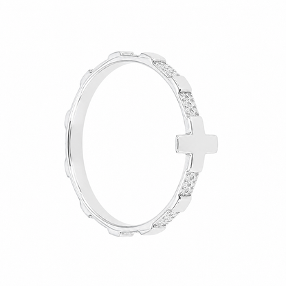 Anello Decina Fede Piatta Bronzo
