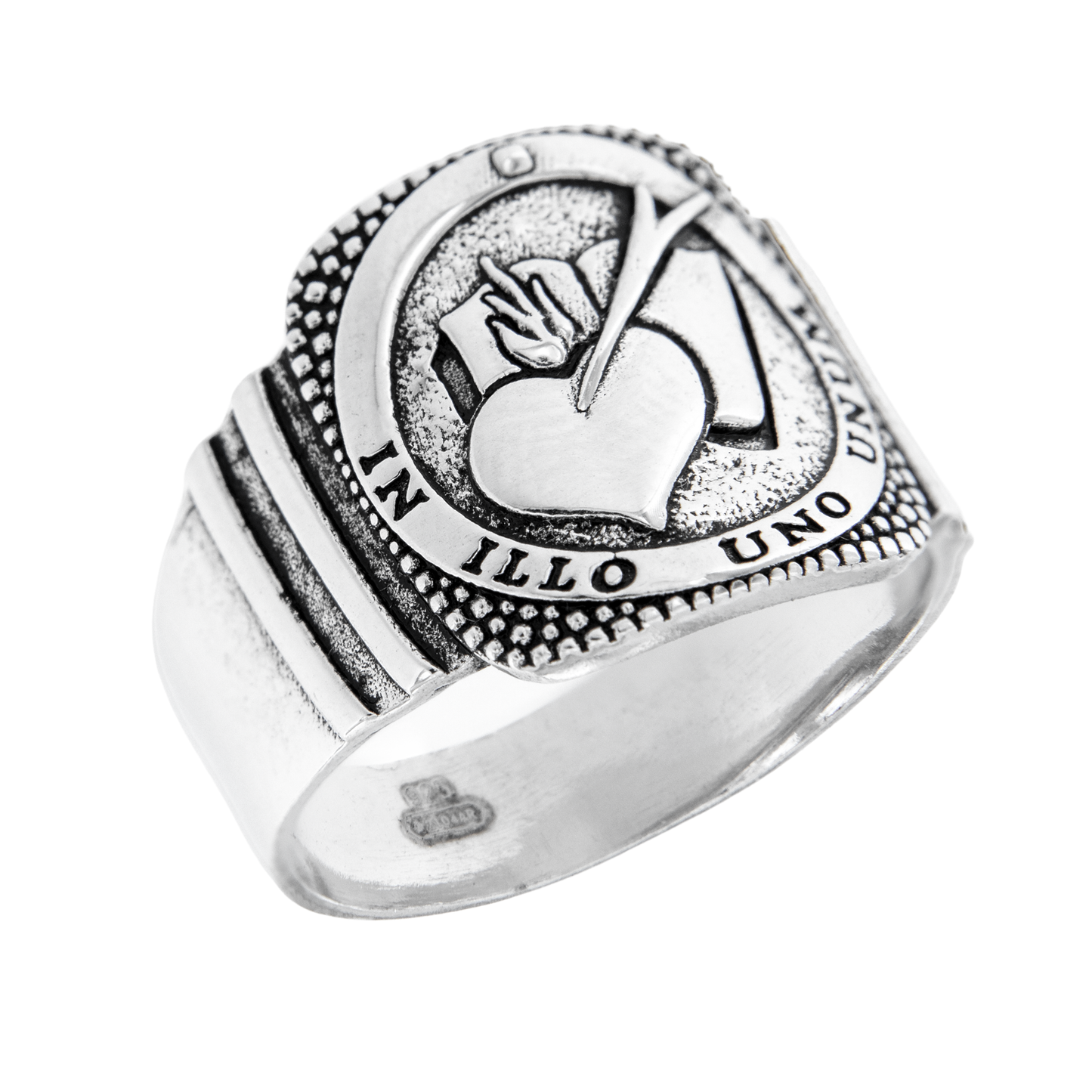 UNUM – Il Sigillo della Fede. Anello in argento 925
