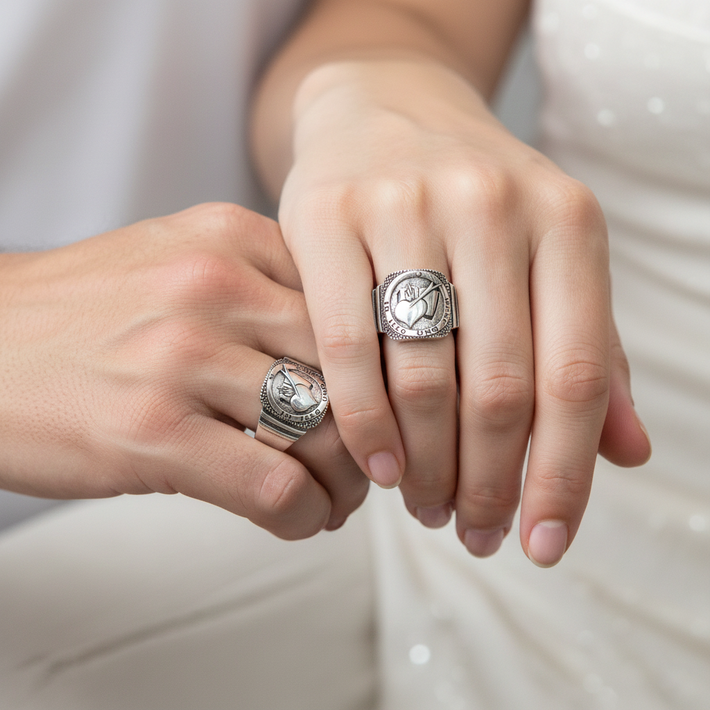 UNUM – Il Sigillo della Fede. Anello in argento 925