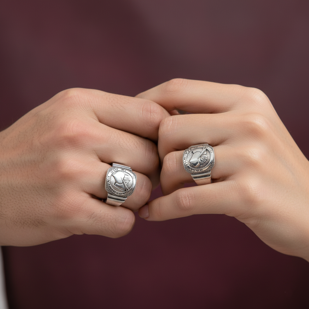 UNUM – Il Sigillo della Fede. Anello in argento 925