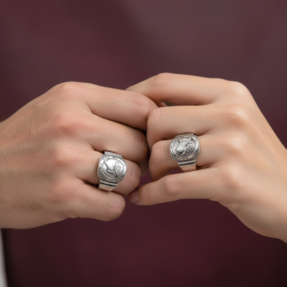 UNUM – Il Sigillo della Fede. Anello in argento 925