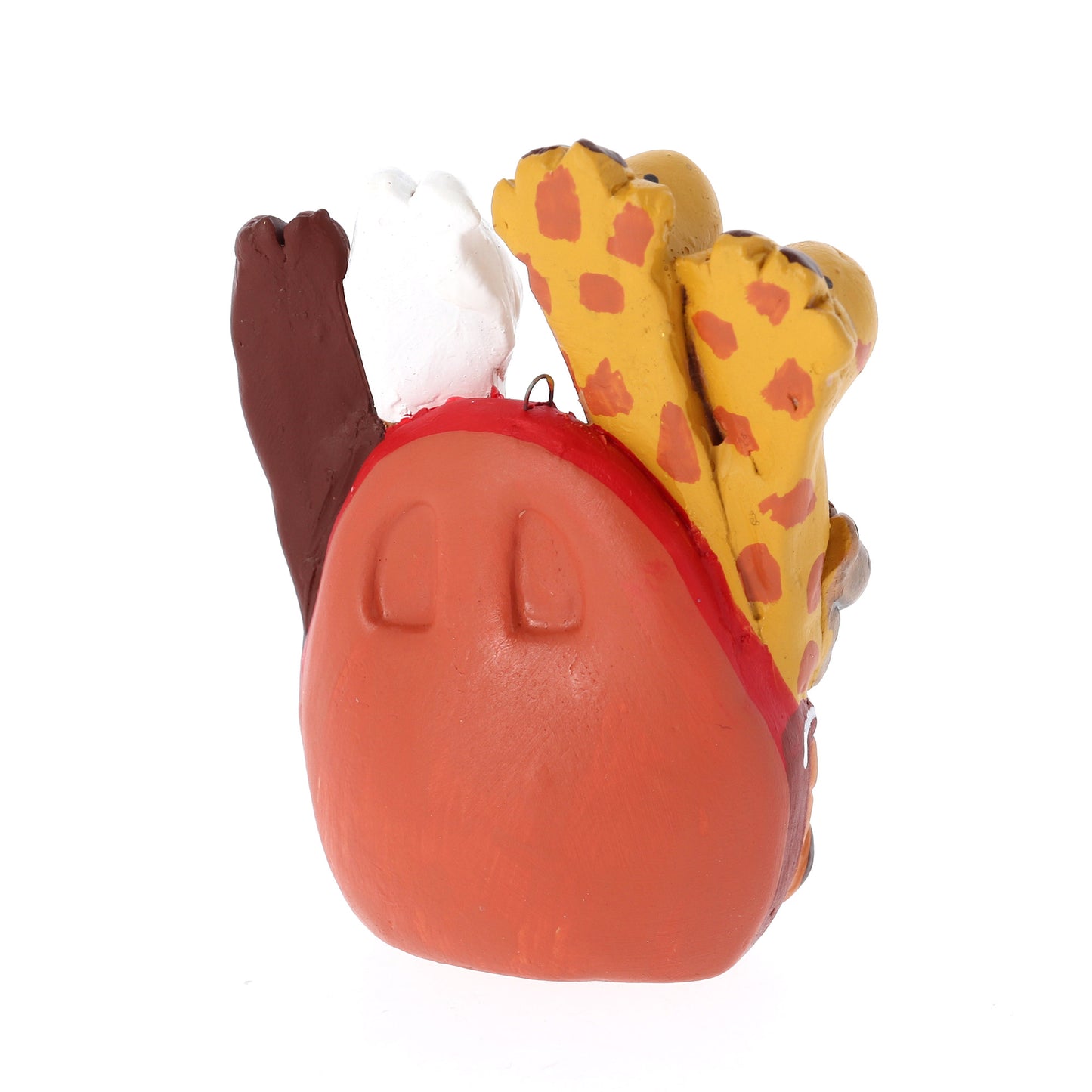 Arca di Noè in terracotta. Altezza 7 cm