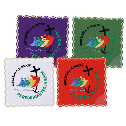Palla copricalice con logo Giubileo. Poliestere