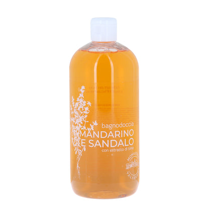 Bagnodoccia mandarino e sandalo dratante e purificante. Confezione 200 ml