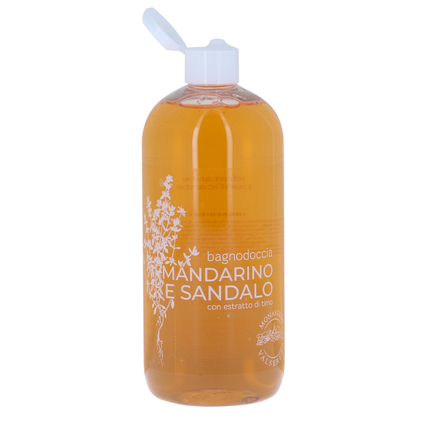 Bagnodoccia mandarino e sandalo dratante e purificante. Confezione 200 ml