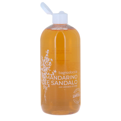 Bagnodoccia mandarino e sandalo dratante e purificante. Confezione 200 ml