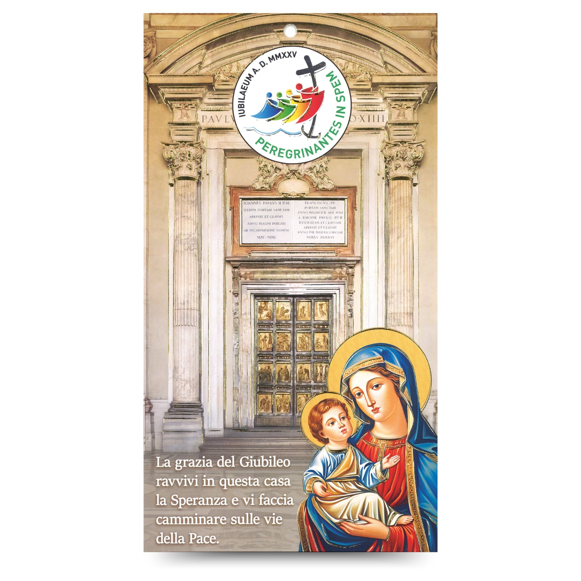 Cartoncino benedizione Giubileo