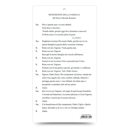 Cartoncino benedizione Giubileo