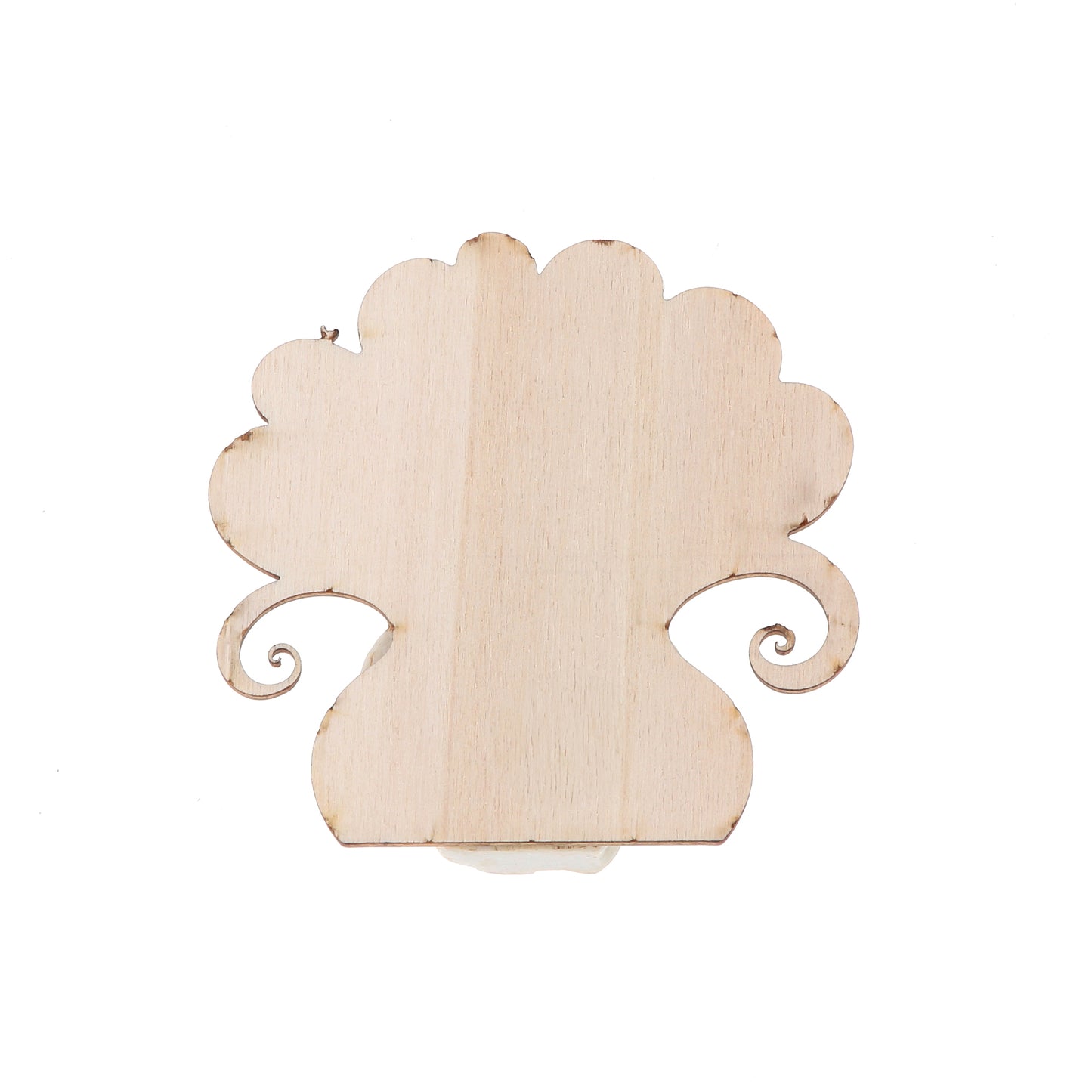 Angelo in resina Prima Comunione con Albero della Vita in legno. Dimensioni 8x8 cm