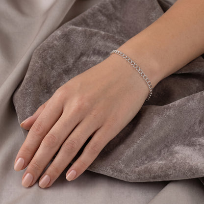 Bracciale in Bronzo Anelli Grandi 21 cm
