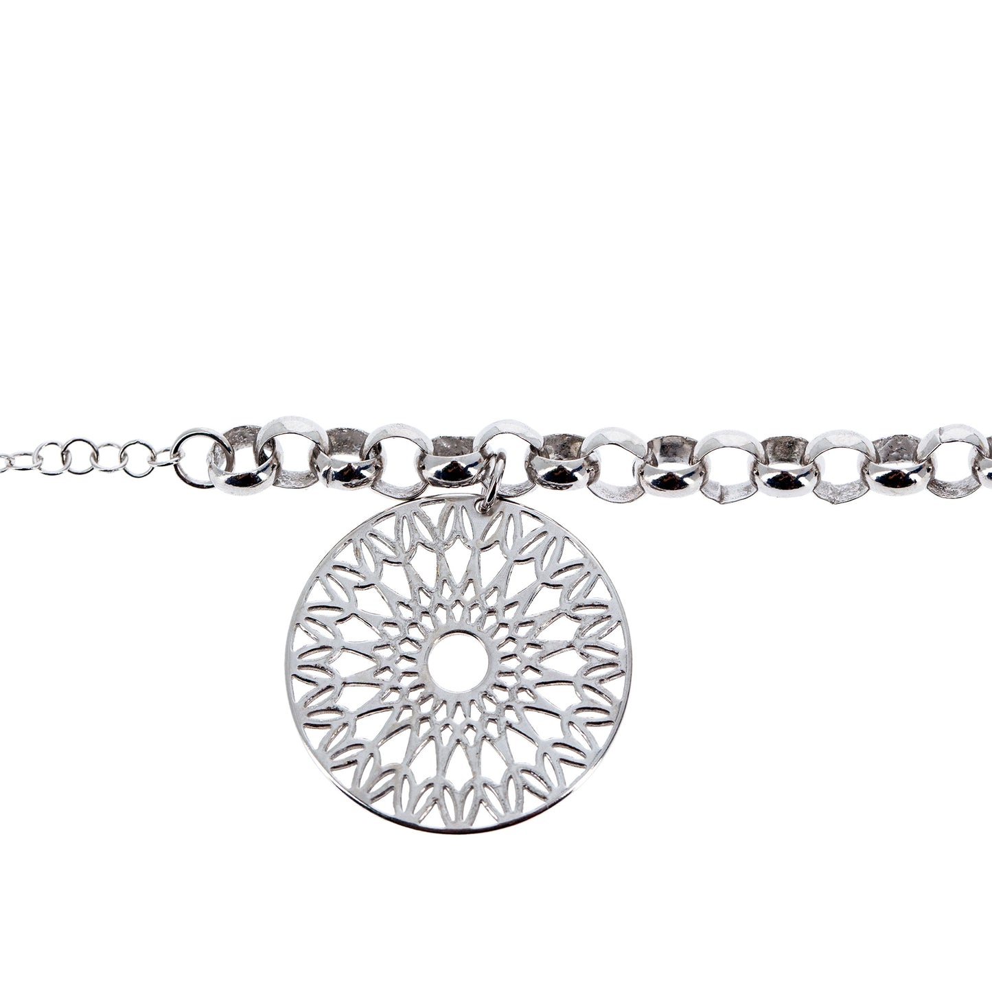 Bracciale Cerchio Lavorato Bronzo 21 cm