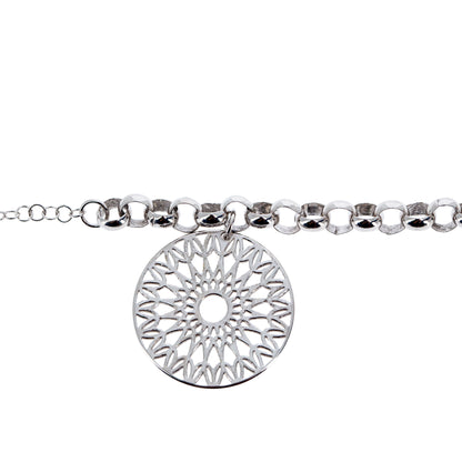 Bracciale Cerchio Lavorato Bronzo 21 cm