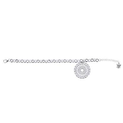 Bracciale Cerchio Lavorato Bronzo 21 cm