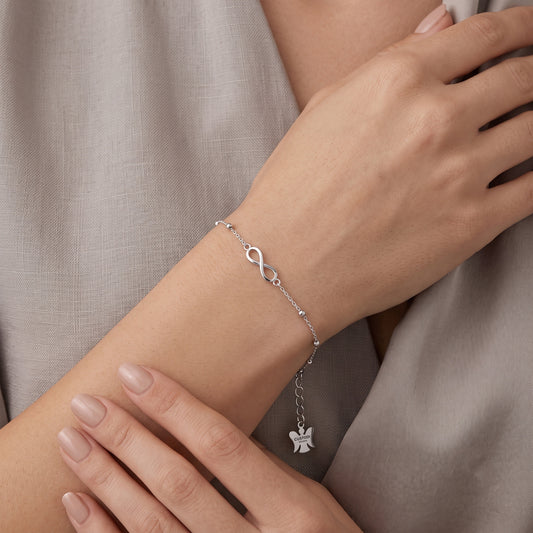 Bracciale Infinito in bronzo