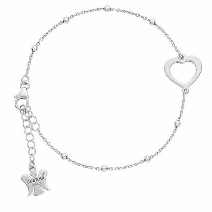 Bracciale Cuore traforato in bronzo