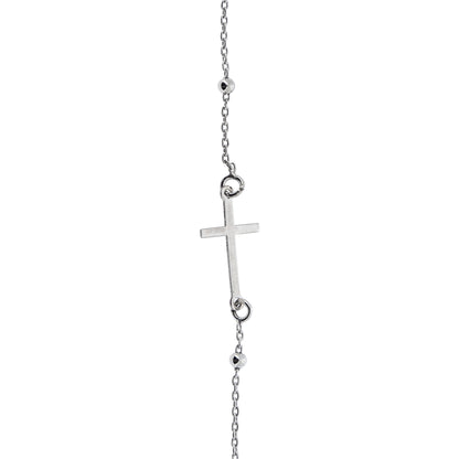 Bracciale Croce e Medaglia Miracolosa in bronzo 21 cm