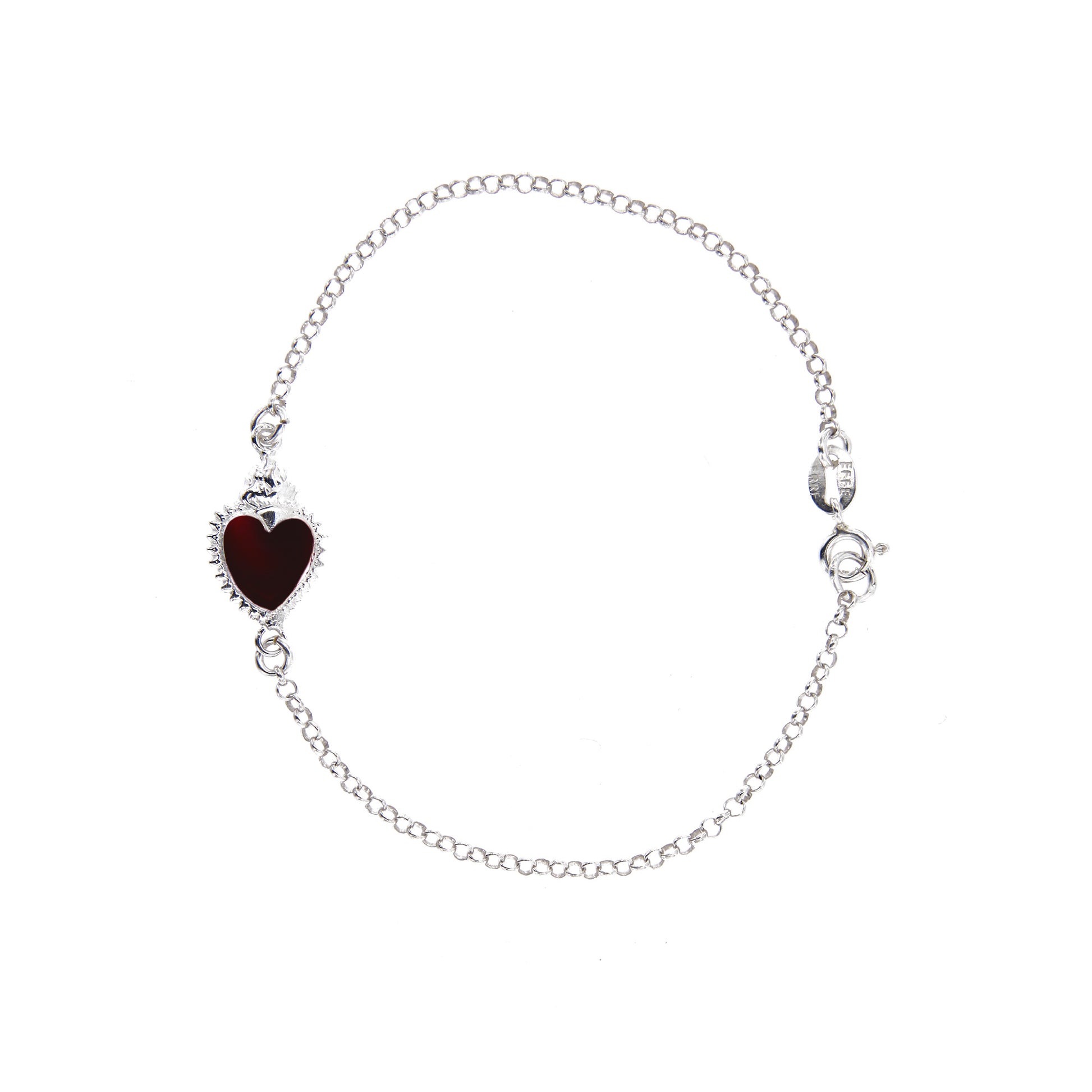 Bracciale Cuore Votivo, argento 925