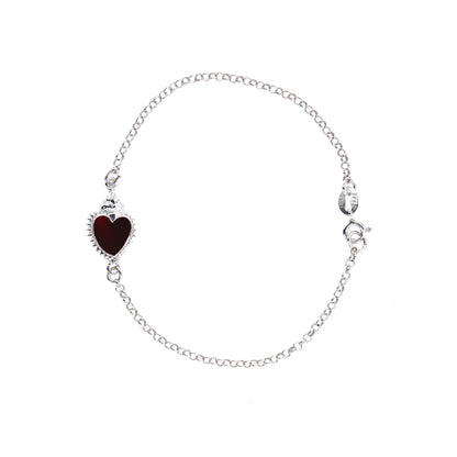 Bracciale Cuore Votivo, argento 925
