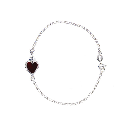 Bracciale Cuore Votivo, argento 925
