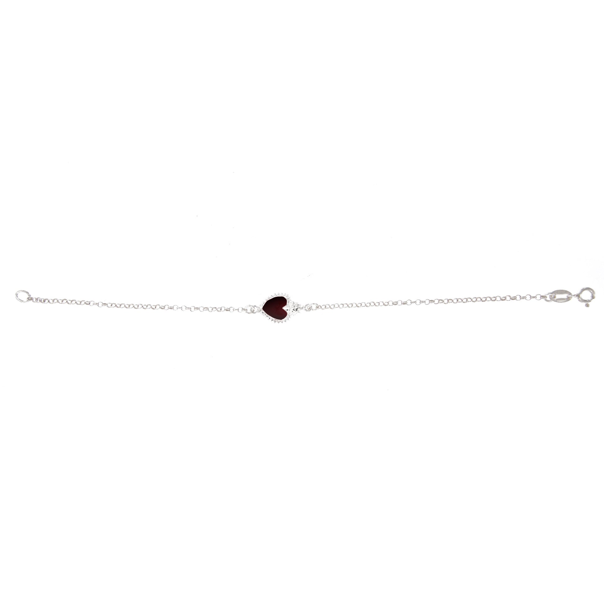 Bracciale Cuore Votivo, argento 925