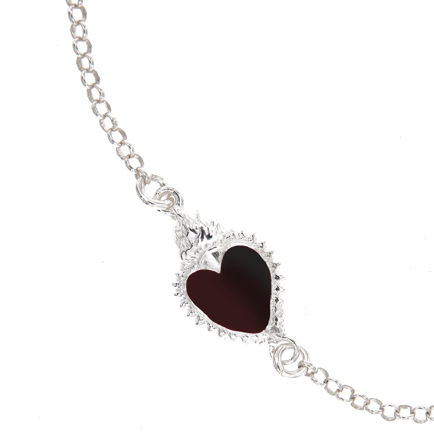 Bracciale Cuore Votivo, argento 925