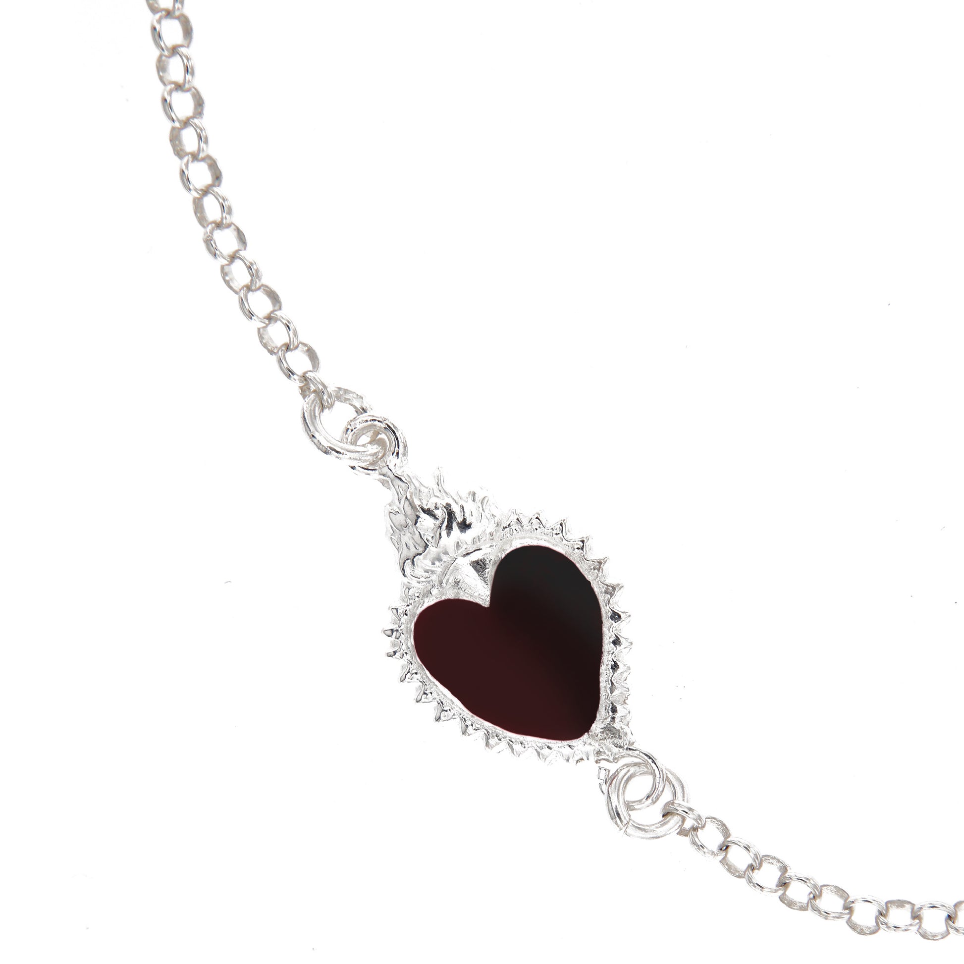 Bracciale Cuore Votivo, argento 925