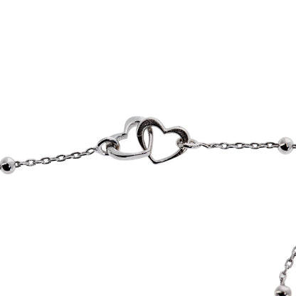 Bracciale Cuori Intrecciati in bronzo