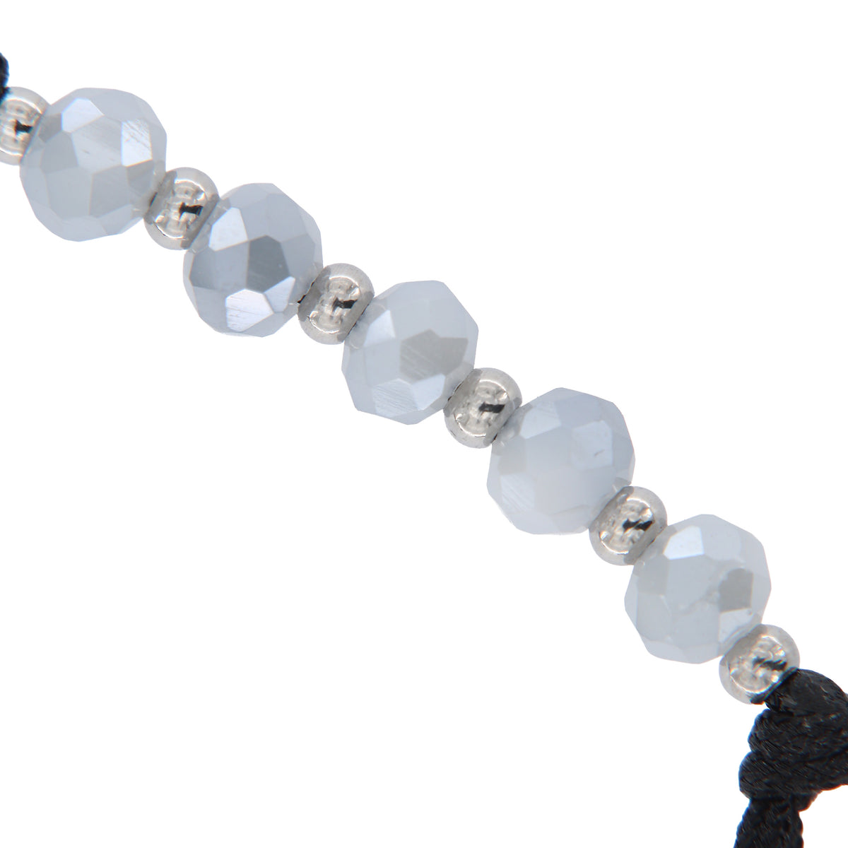 Bracciale Decina Regolabile con Cristalli 4 mm e Cuore