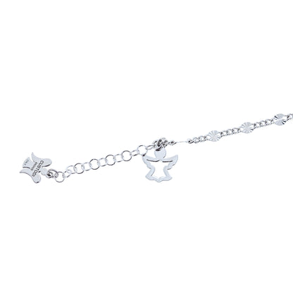 Bracciale con Angelo in bronzo