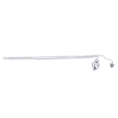 Bracciale Cuore Votivo tre Fili 21 cm