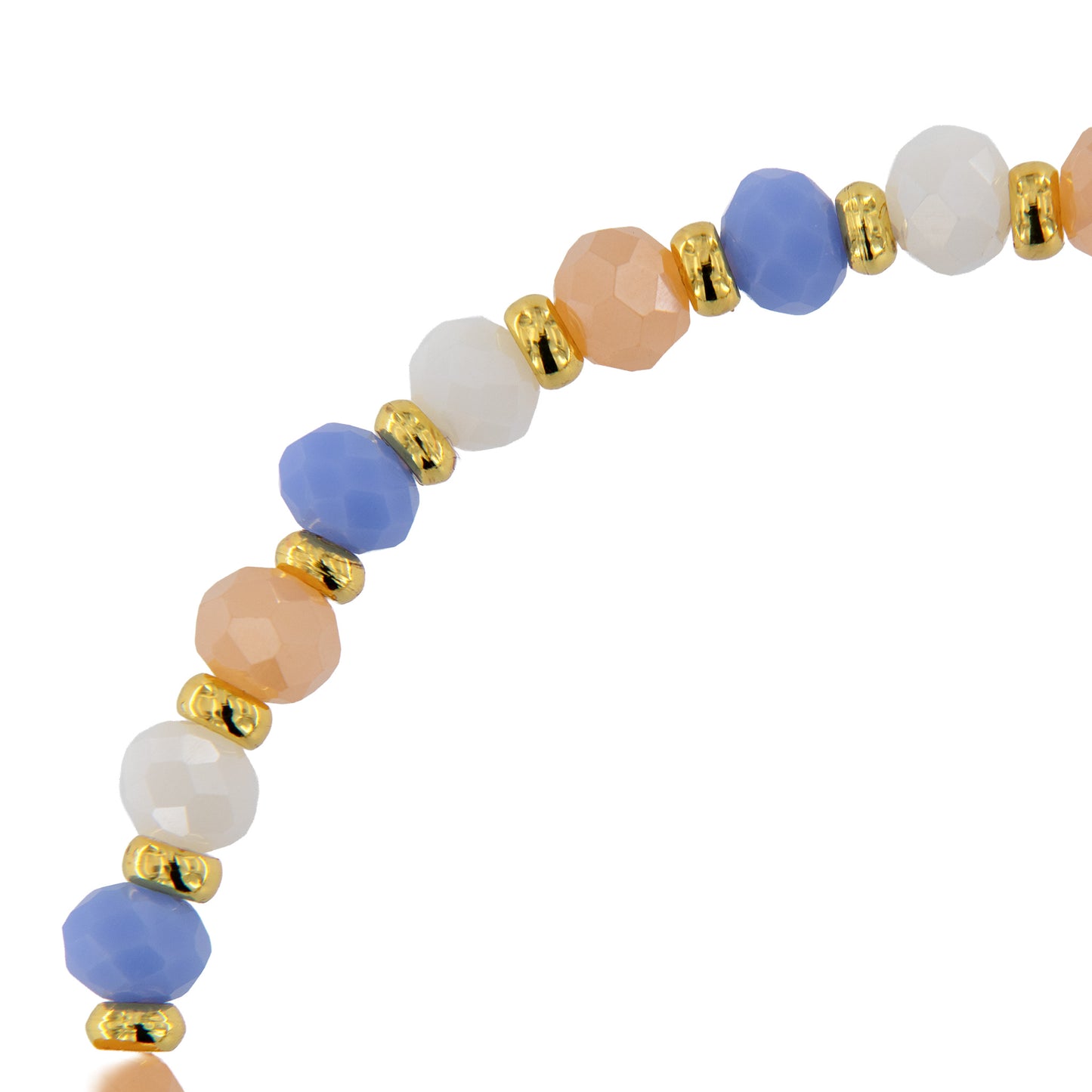 Bracciale Devozionale Doppio Filo Dorato Celeste con Miracolosa