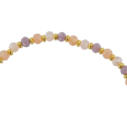 Bracciale Devozionale Doppio Filo Rosa con Miracolosa