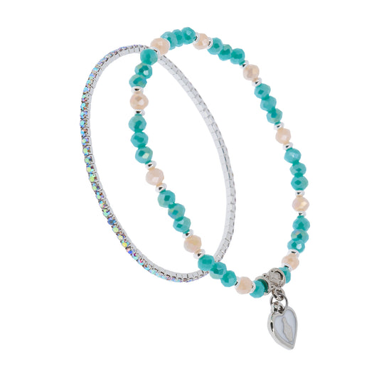 Bracciale Devozionale Doppio Filo Tiffany con Miracolosa