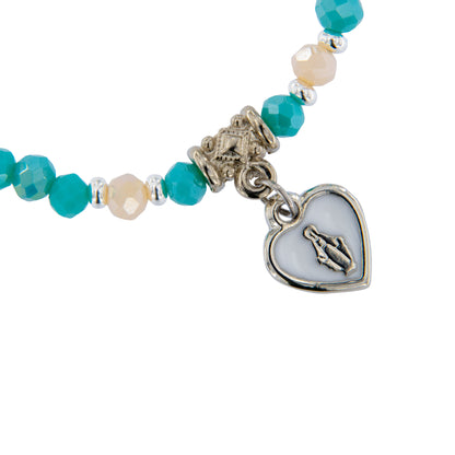 Bracciale Devozionale Doppio Filo Tiffany con Miracolosa