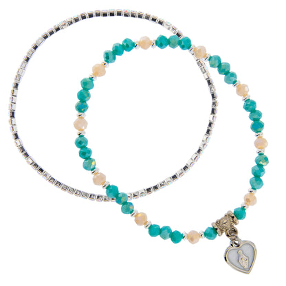 Bracciale Devozionale Doppio Filo Tiffany con Miracolosa