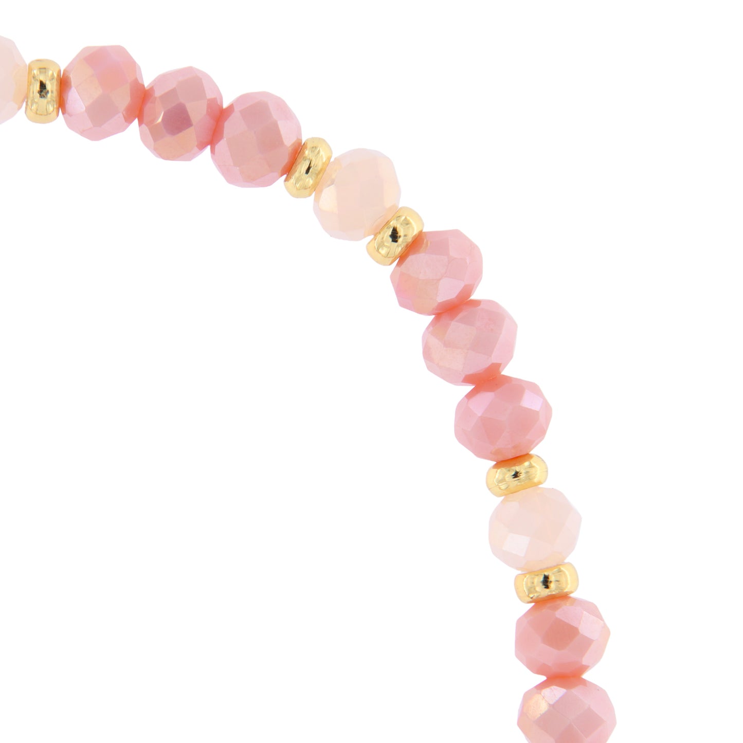 Bracciale Devozionale Doppio Filo Rosa con Miracolosa