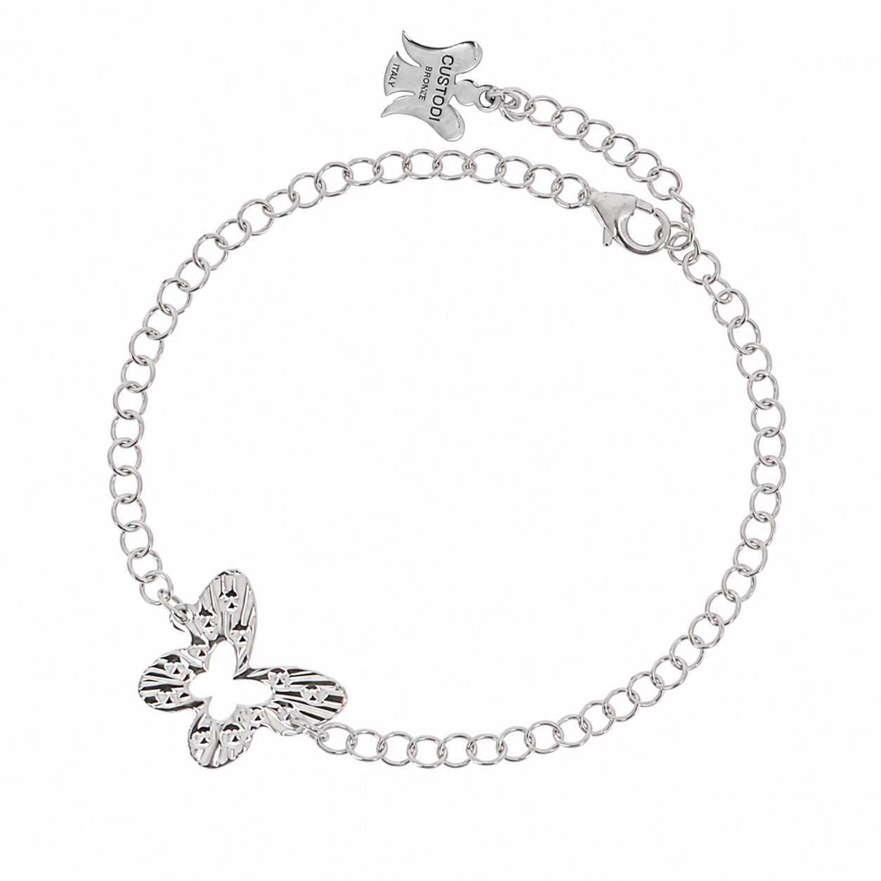 Bracciale Farfalla in Bronzo 21 cm