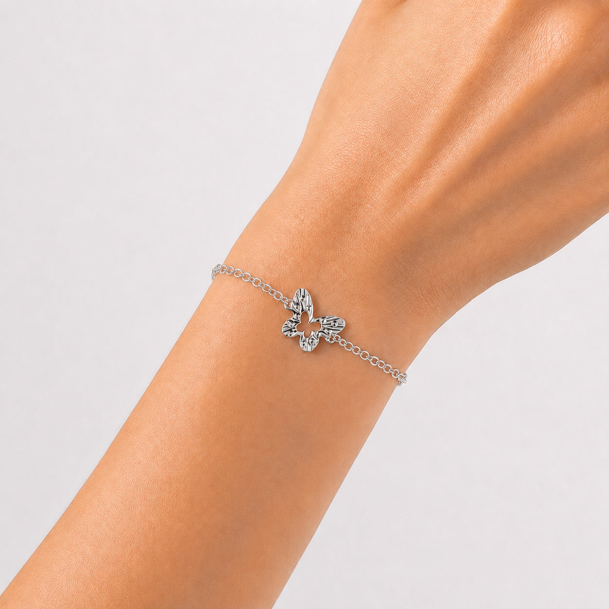 Bracciale Farfalla in Bronzo 21 cm