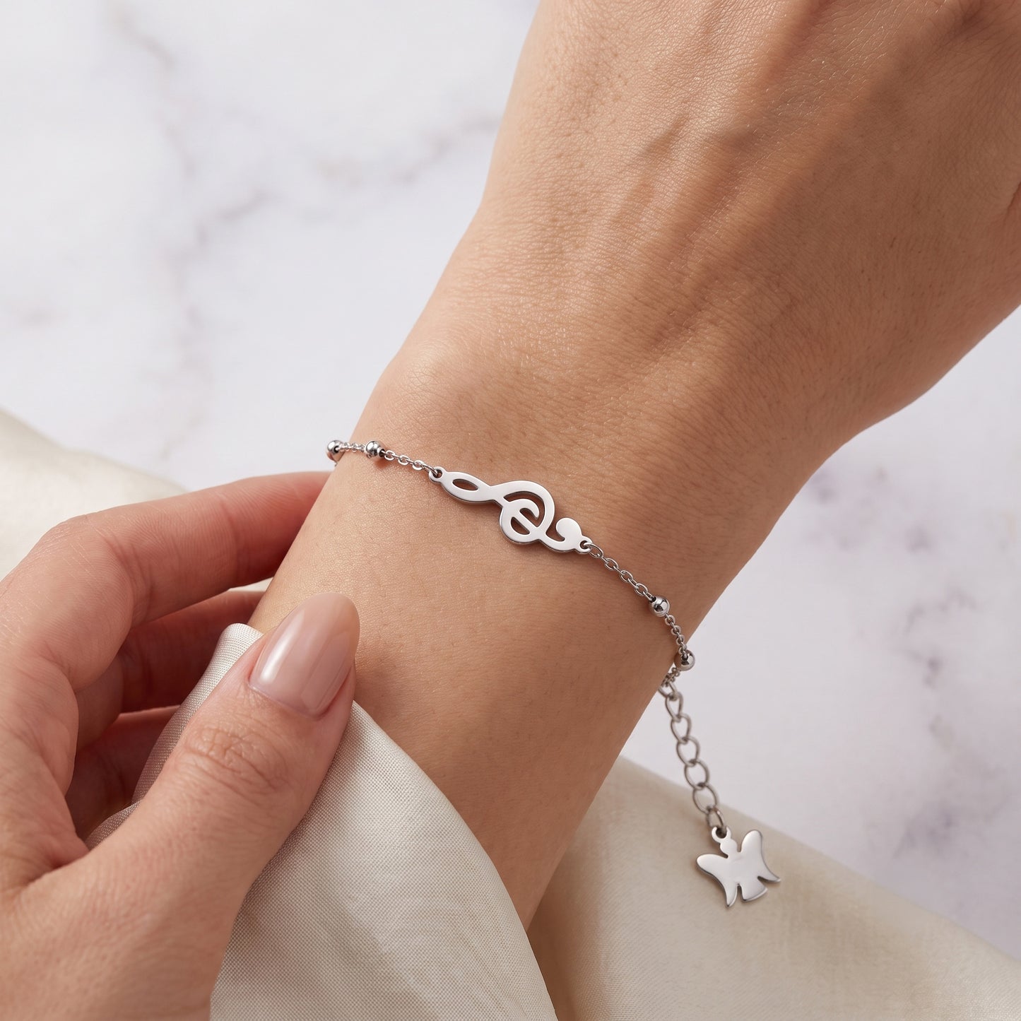 Bracciale Chiave di Violino in bronzo