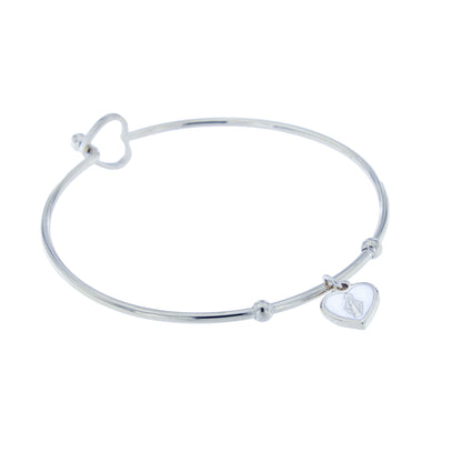 Bracciale Rigido in Acciaio Madonna Miracolosa - 6,5 cm